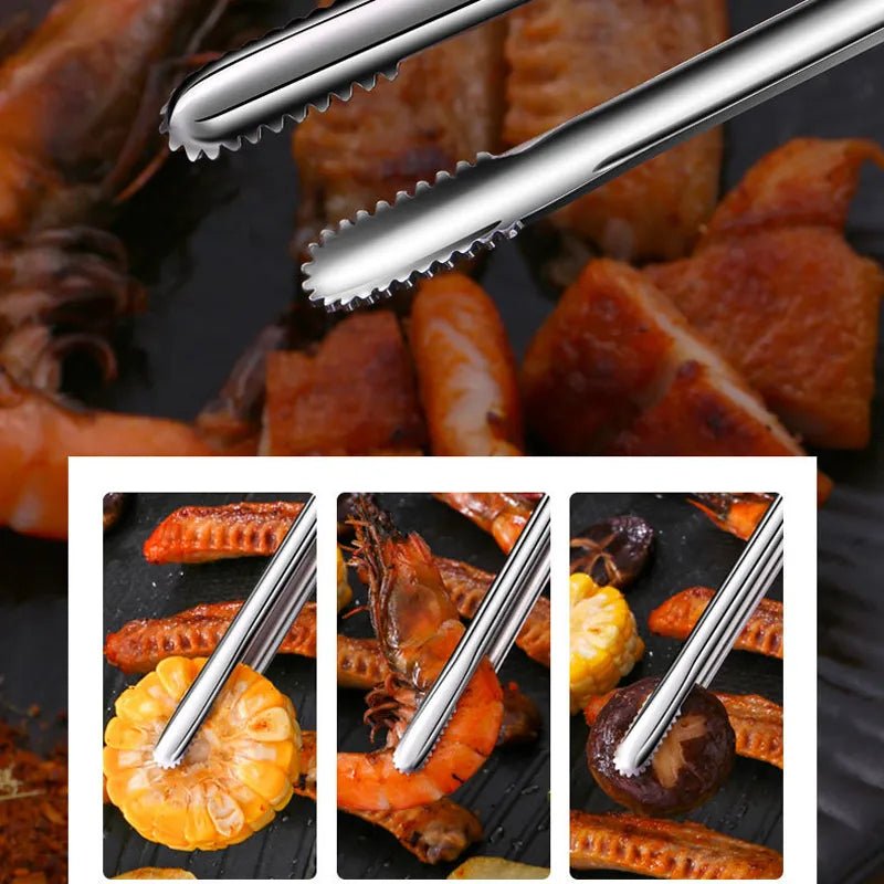 Grillax™ - Pince Grillades Inox - INOVA CUISINE